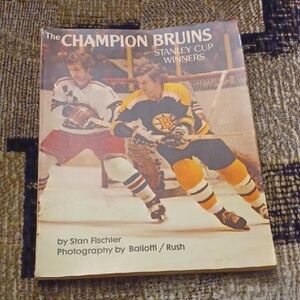 4/$60 The Champion Bruins Stanley Cup Winners - Paperback Book